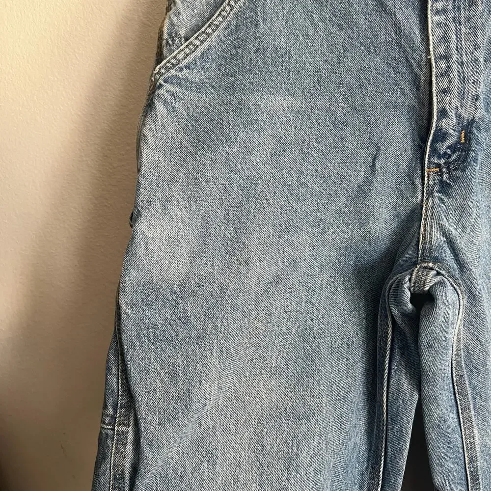 Carhartt B237 DST denim blue jean work wear carpenter pants